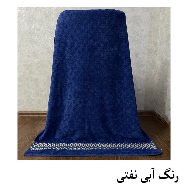 حوله حمام هنرمند مدل کریستال سایز 165x100 سانتی متر