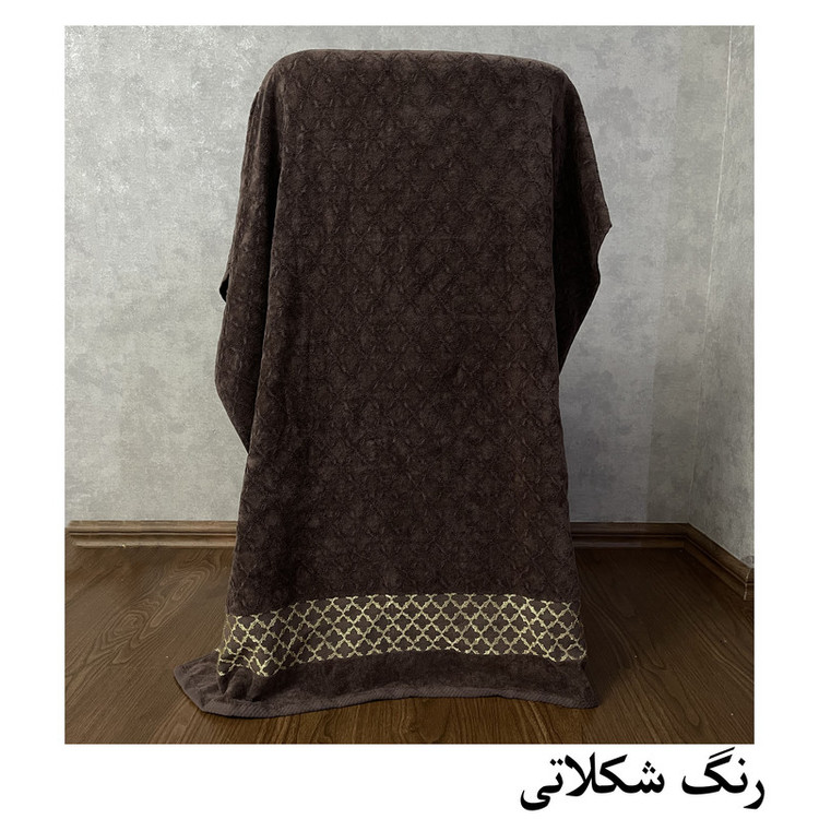 حوله حمام هنرمند مدل کریستال سایز 165x100 سانتی متر
