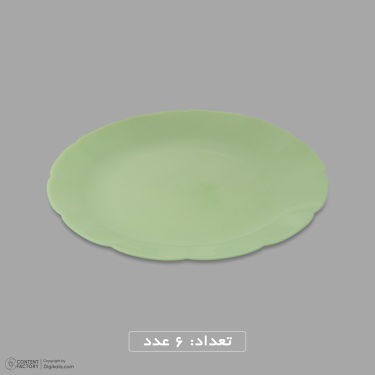 سرویس غذاخوری اوپال 26 پارچه 6 نفره گلدن اوپال مدل Florina
