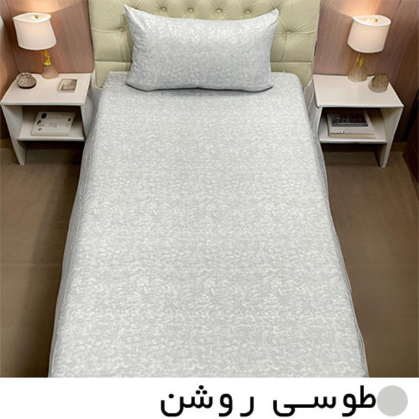 سرویس ملحفه 1 نفره 2 تکه مانیکاهوم مدل پتینه پلاس patine plus