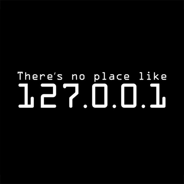 تابلو طرح برنامه نویسی و شبکه مدل There is no place like 127.0.0.1