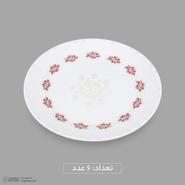 سرویس غذاخوری اوپال 26 پارچه 6 نفره دینو مدل گرد کلاسیک ورژن 3 لوستر کد 139