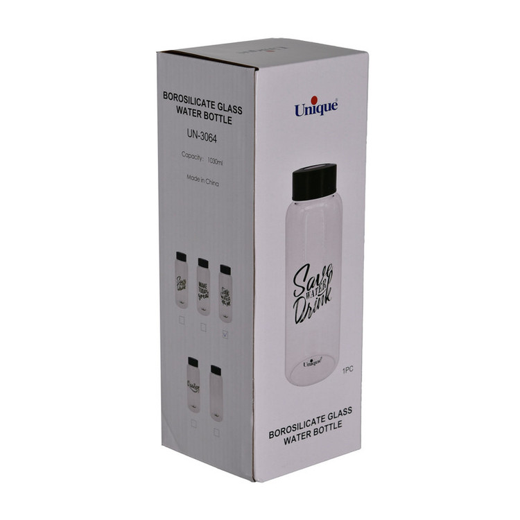 بطری یونیک طرح save water 2 کد 3064
