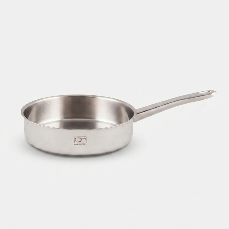 تابه پارس استیل مدل کف سه لایه کد 240 سایز 24