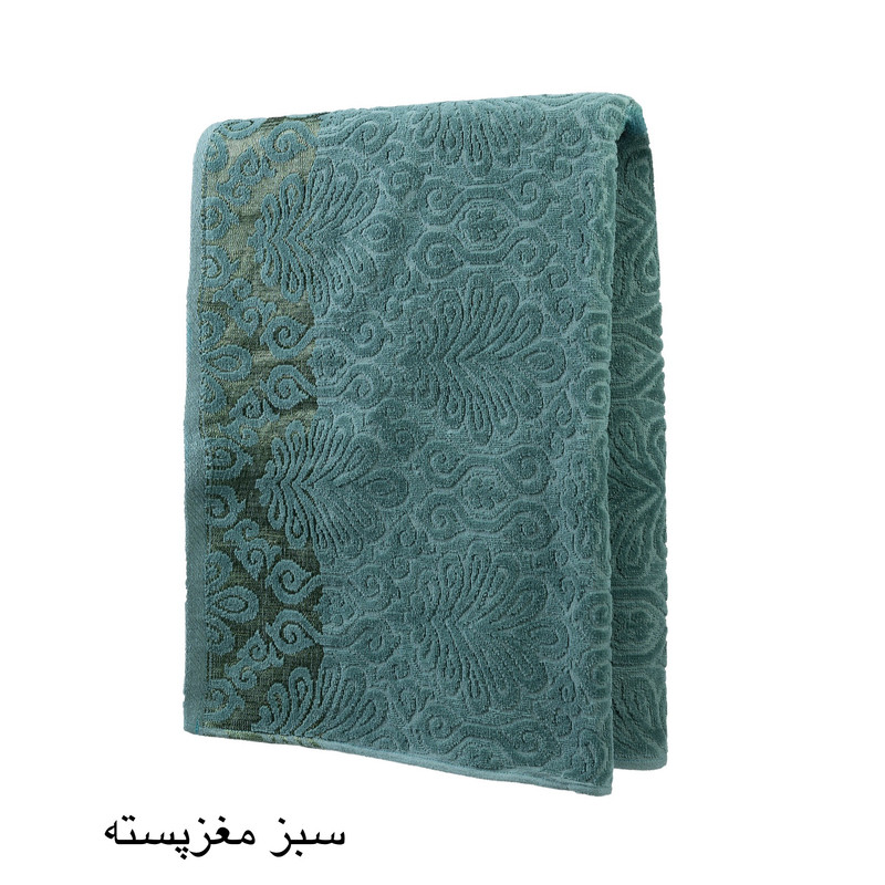 حوله حمام هنرمند مدل سلطنتی سایز 100x165 سانتی متر