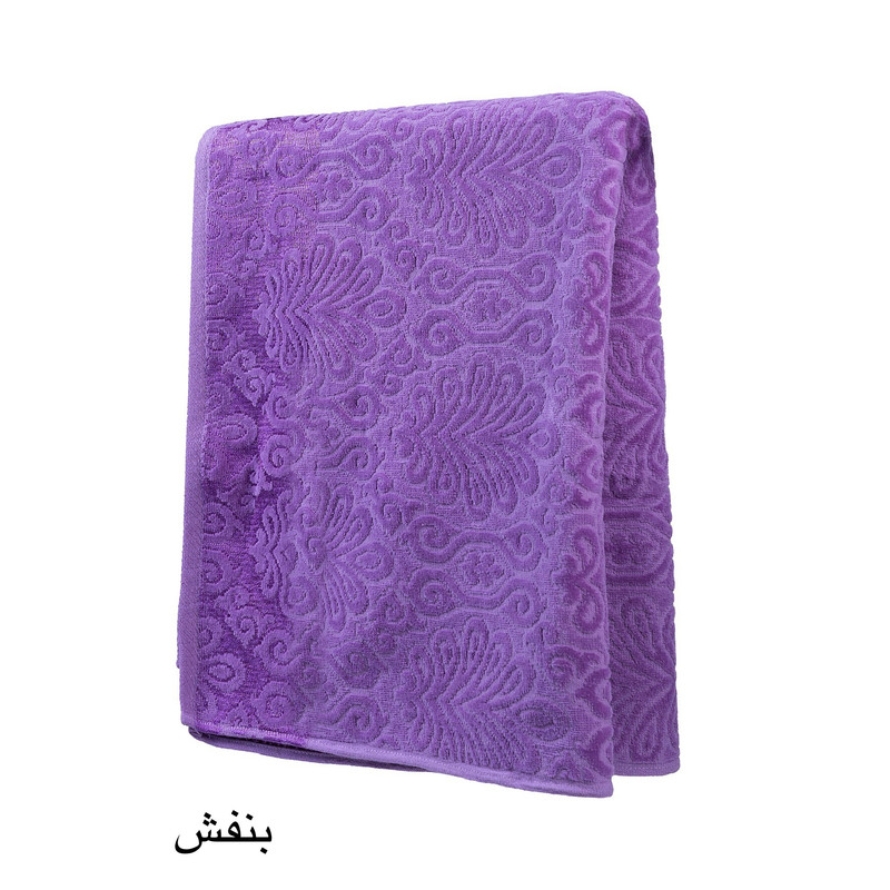 حوله حمام هنرمند مدل سلطنتی سایز 100x165 سانتی متر
