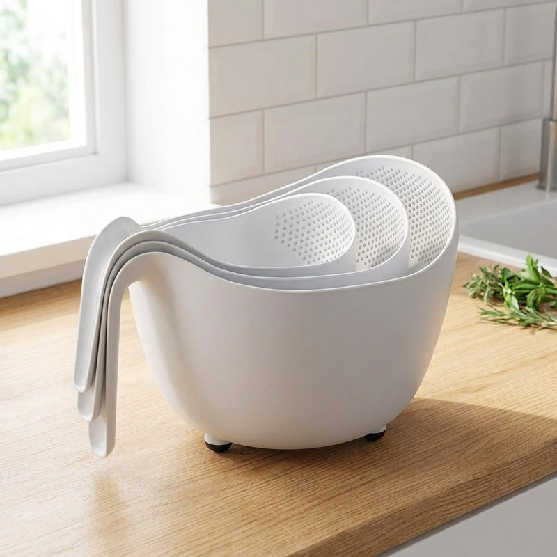 آبکش لیمون مدل دسته دار کد DH1330 مجموعه 3 عددی