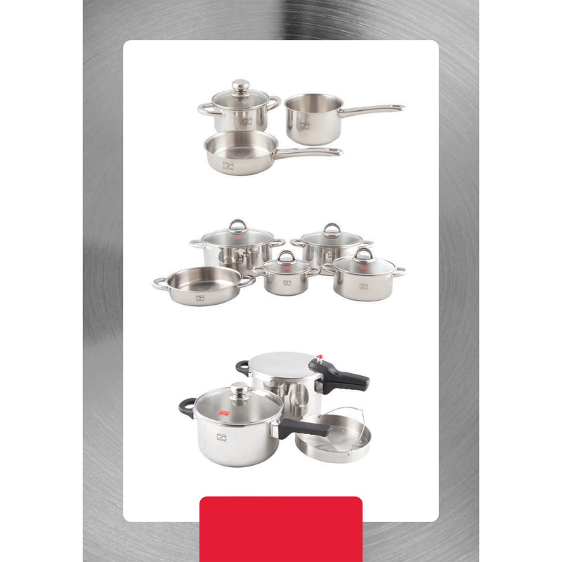قابلمه پارس استیل مدل کف سه لایه کد 240 سایز 24