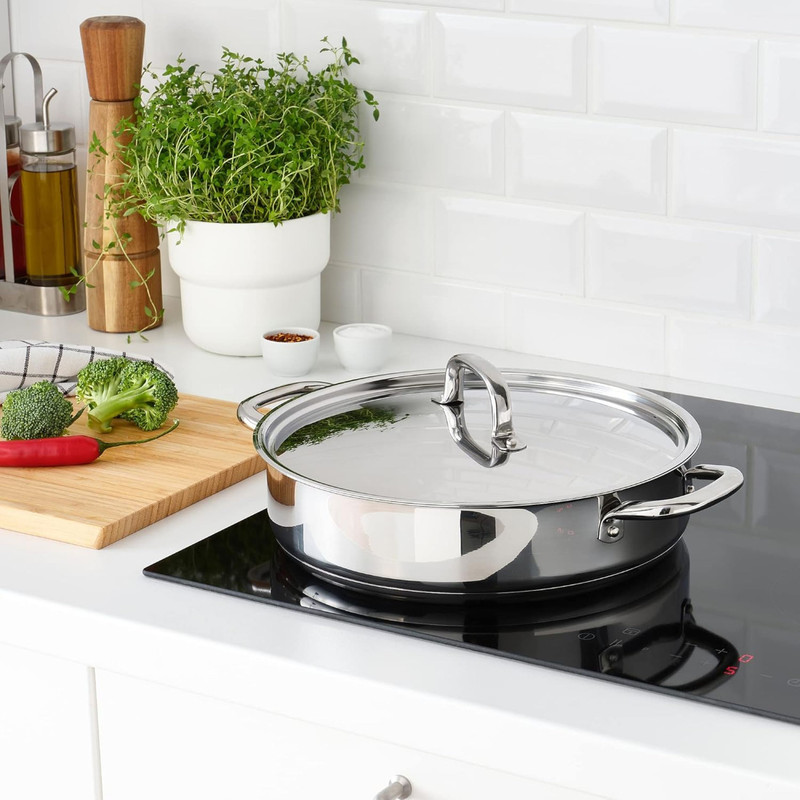 تابه استیل ایکیا مدل saute pan کد 365 سایز 28