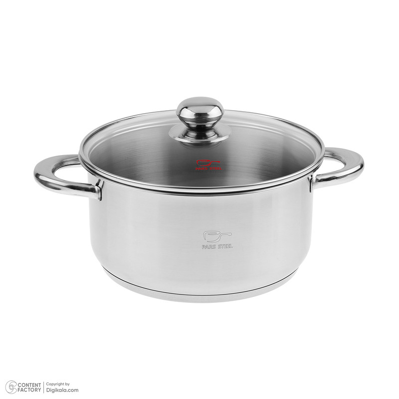 سرویس تابه و قابلمه 3 پارچه پارس استیل مدل فلزی کد 2424