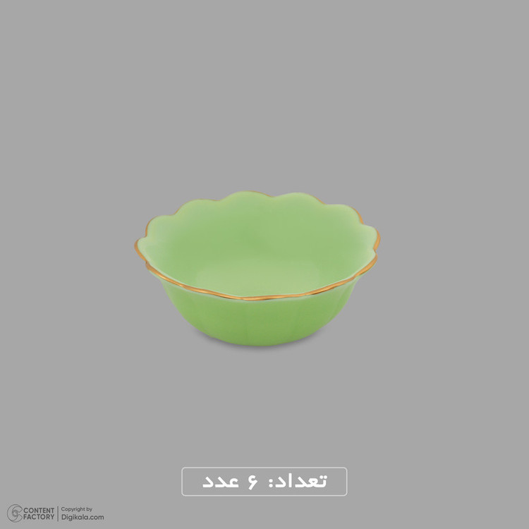 سرویس غذاخوری اوپال 26 پارچه 6 نفره گلدن اوپال مدل Florina