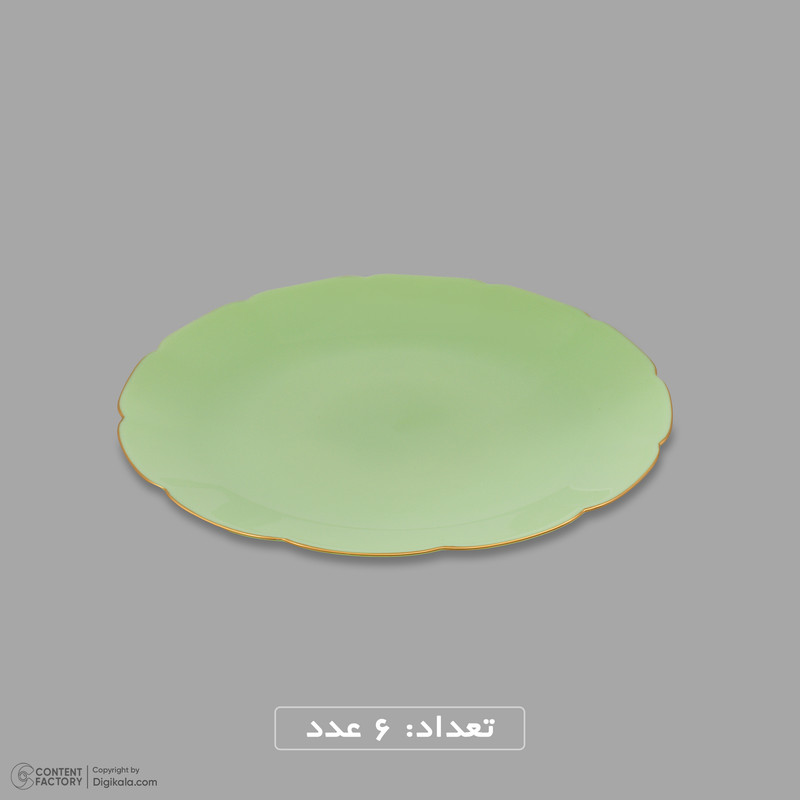 سرویس غذاخوری اوپال 26 پارچه 6 نفره گلدن اوپال مدل Florina