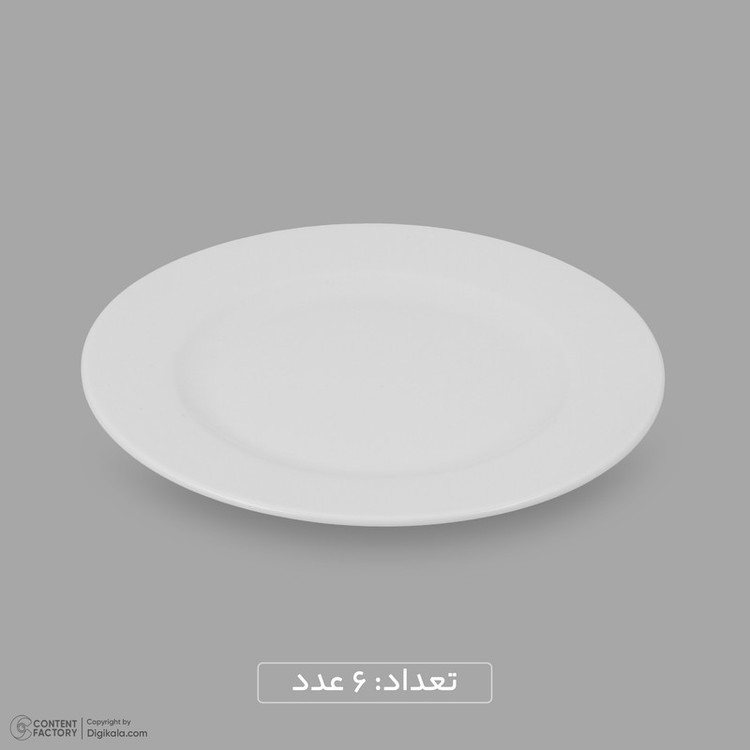 سرویس غذاخوری چینی 25 پارچه 6 نفره مقصود مدل دایره کد 007