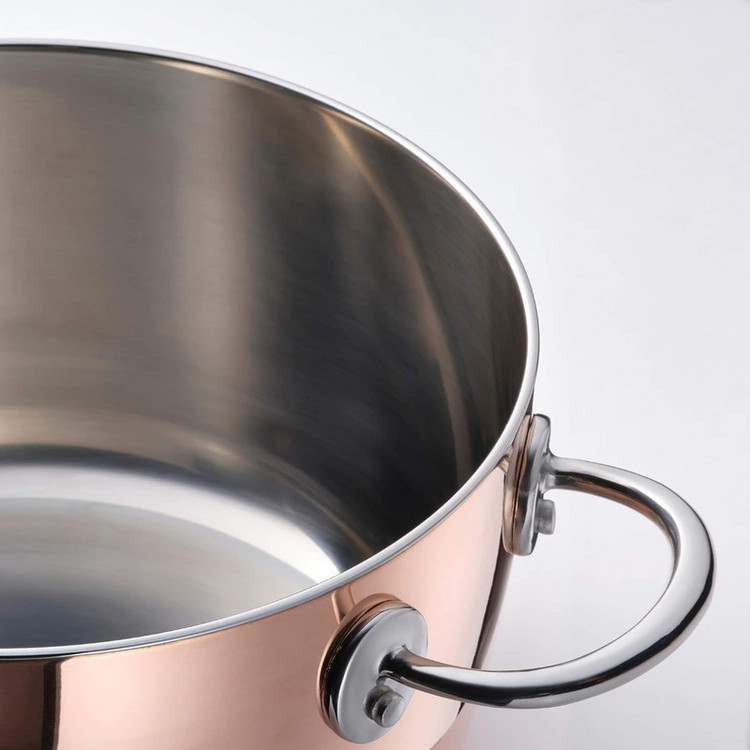 قابلمه استیل مدل Finmat Copper/Stainless Steel سایز 21