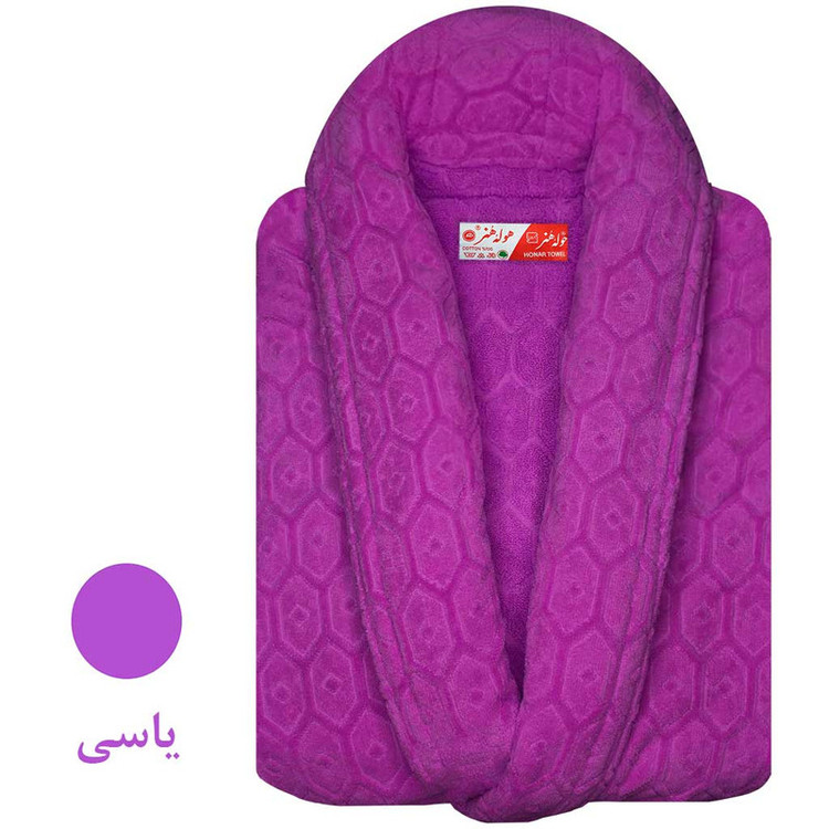 حوله پالتویی حوله هنر مدل زنبوری سایز 125