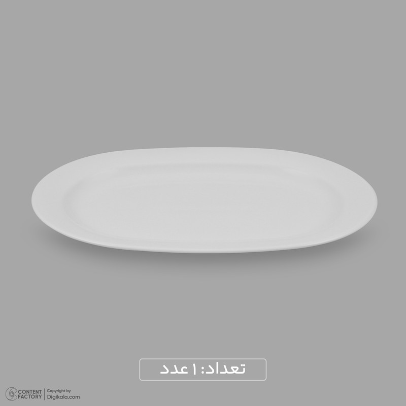 سرویس غذاخوری چینی 25 پارچه 6 نفره مقصود مدل دایره کد 008