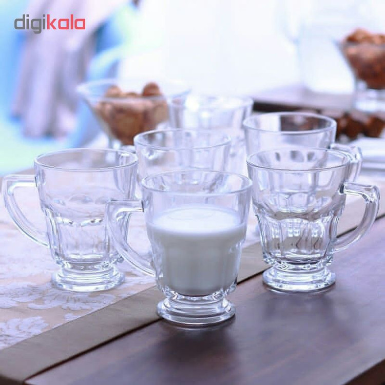 لیوان پاشاباغچه مدل Casablanca 55202 تحت لیسانس بسته 6 عددی