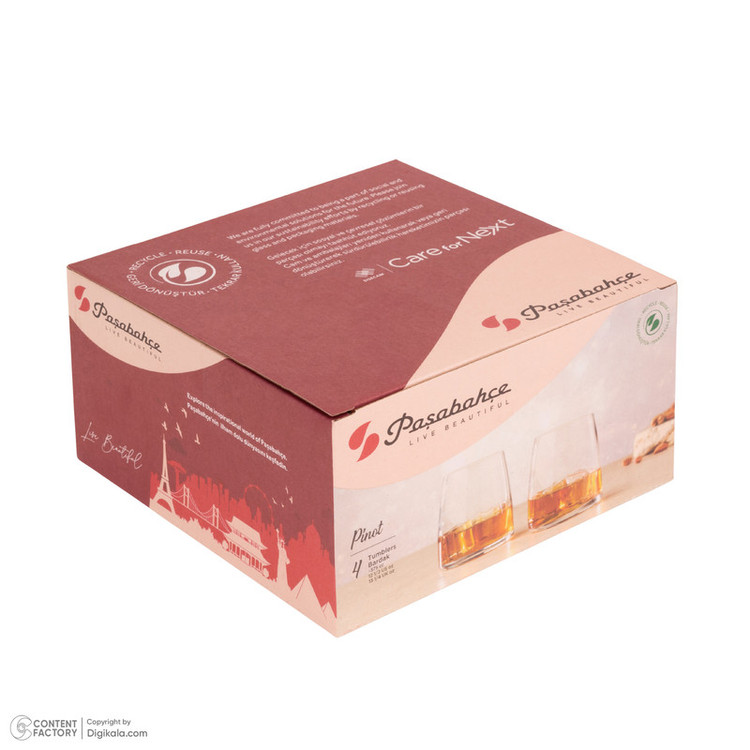 لیوان پاشاباغچه مدل PINOT 420332 بسته 4 عددی