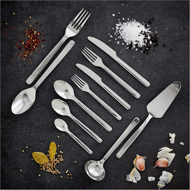 سرویس قاشق و چنگال 24 پارچه ایکیا 6 نفره مدل IDENTITET کد 103.997.54