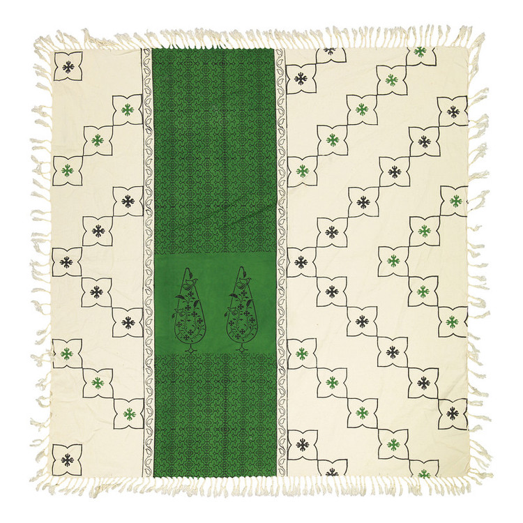 رومیزی بومی مدل 04 سایز 98x98 سانتیمتر