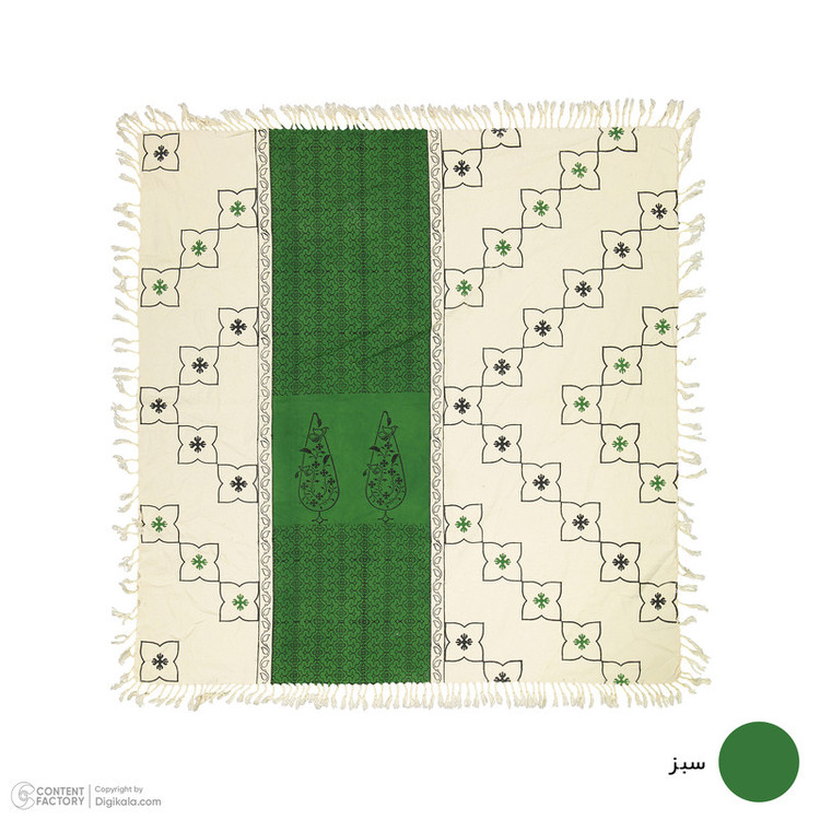 رومیزی بومی مدل 04 سایز 98x98 سانتیمتر