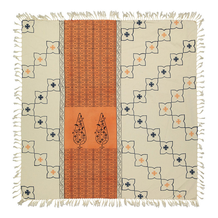 رومیزی بومی مدل 04 سایز 98x98 سانتیمتر