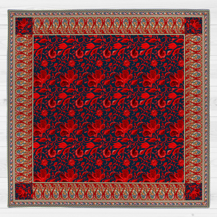 رومیزی طرح گل سنتی کد 9982.1