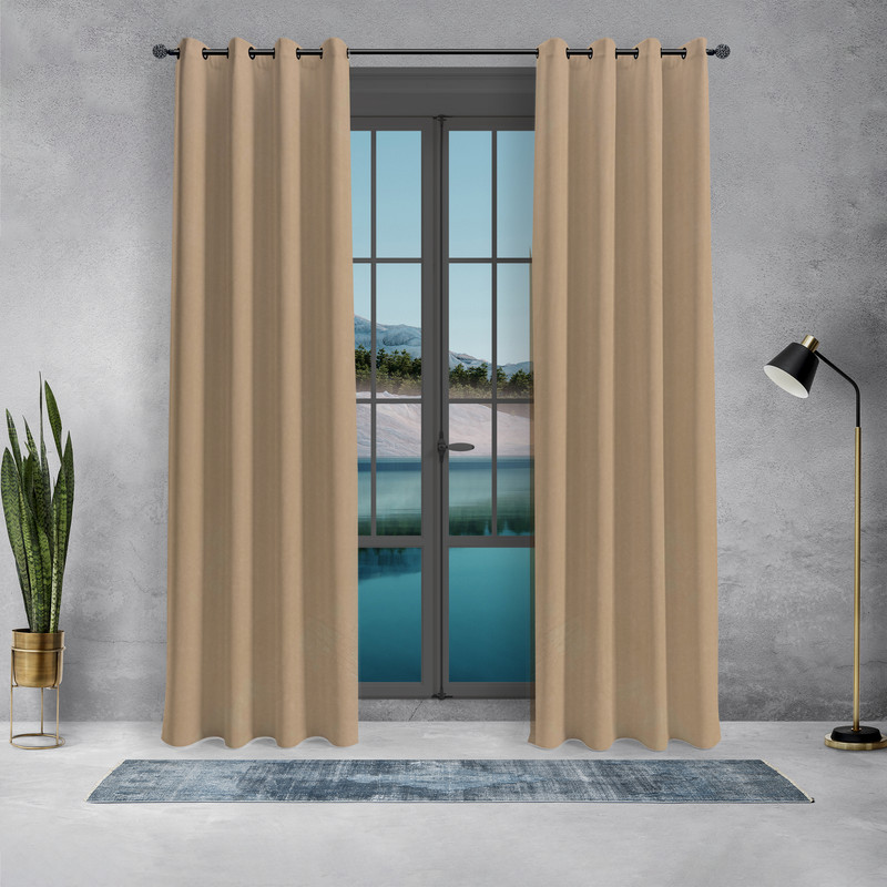 پرده آبان پرده مدل کالیفرنیا سایز 280x140 سانتی‌ متر