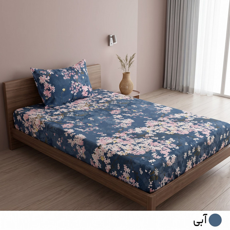 سرویس ملحفه 1 نفره 2 تکه مانیکاهوم مدل avang plus آونگ پلاس سایز 200x90 سانتی متر