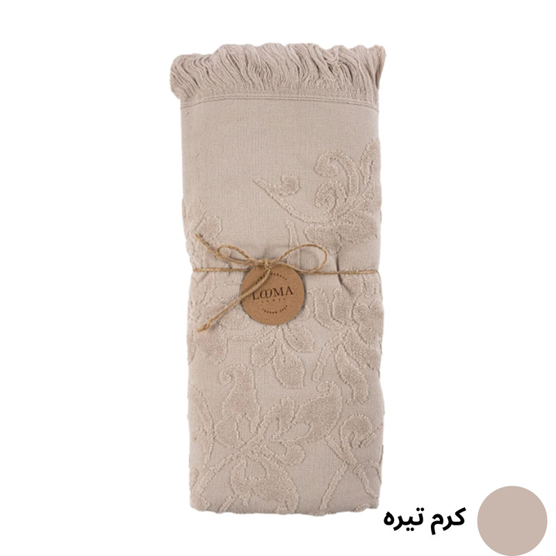 حوله دستی لوماتوس مدل ریشه دار سایز 80x40 سانتی متر