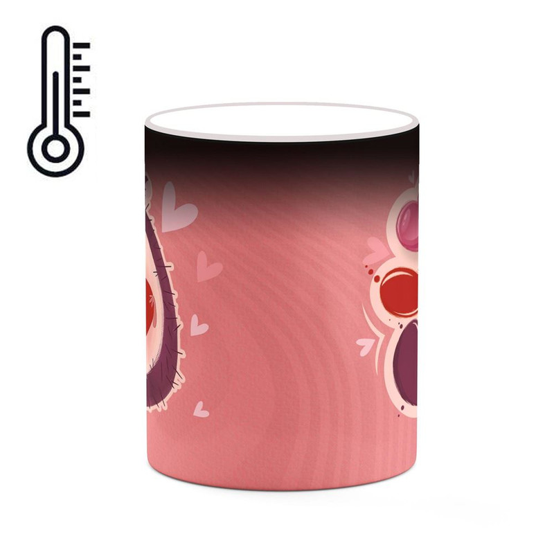 ماگ حرارتی کاکتی طرح اسم ساهی مدل قلب کد mgn13641