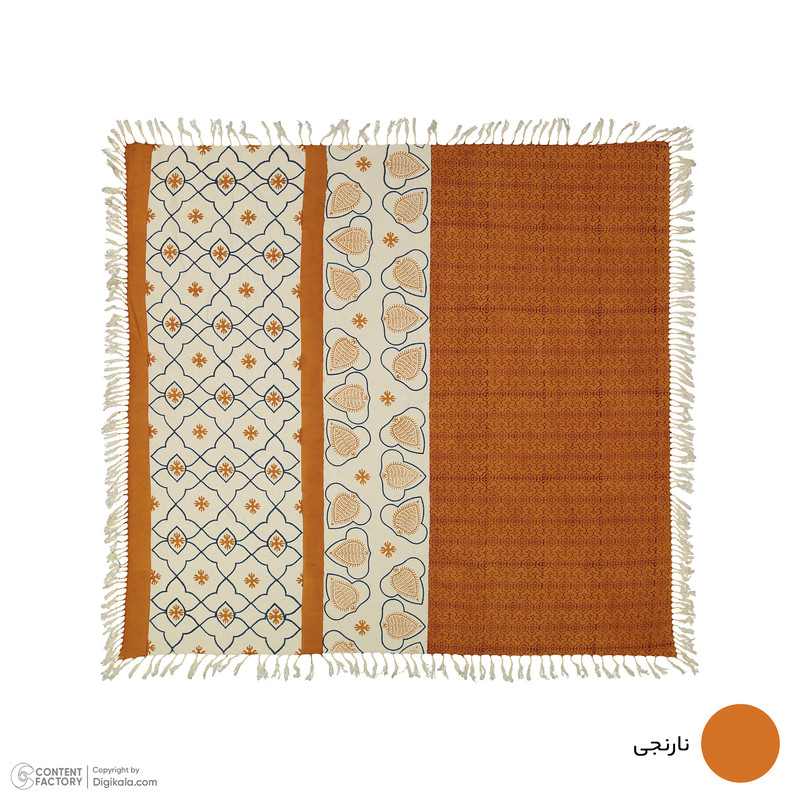 رومیزی بومی مدل 03 سایز 107x105 سانتیمتر