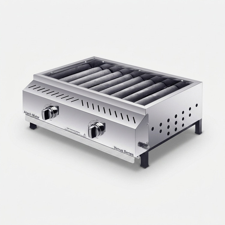 کباب پز گازی آتش مهر مدل steel55