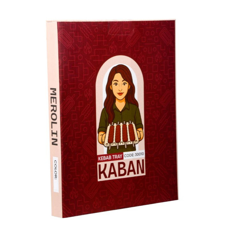 سینی کباب زن مرولین مدل کابان 24 عدد سیخ کد 30010