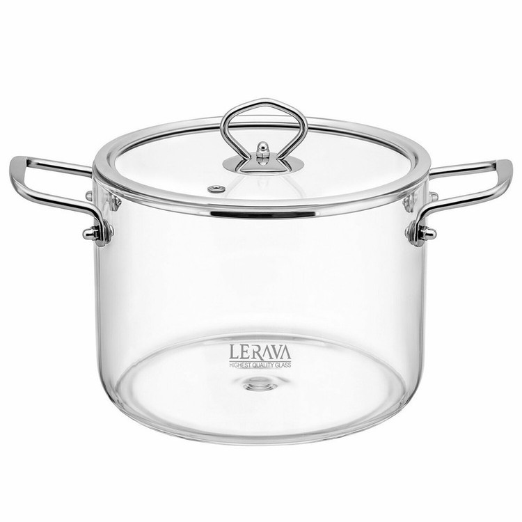 قابلمه لراوا مدل شیشه ای کد 4/5L سایز 20