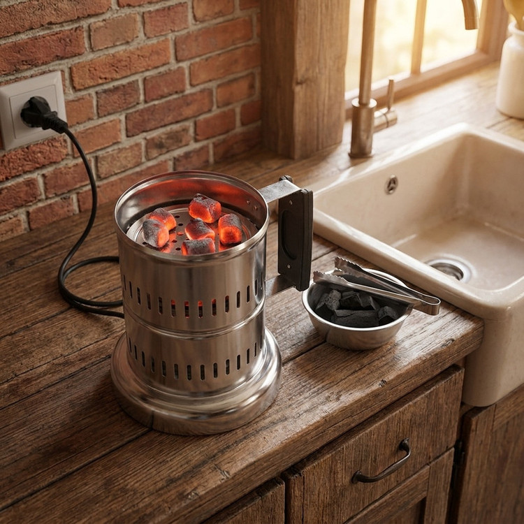 ذغال سرخ کن برقی الحبیب مدل GB-500W