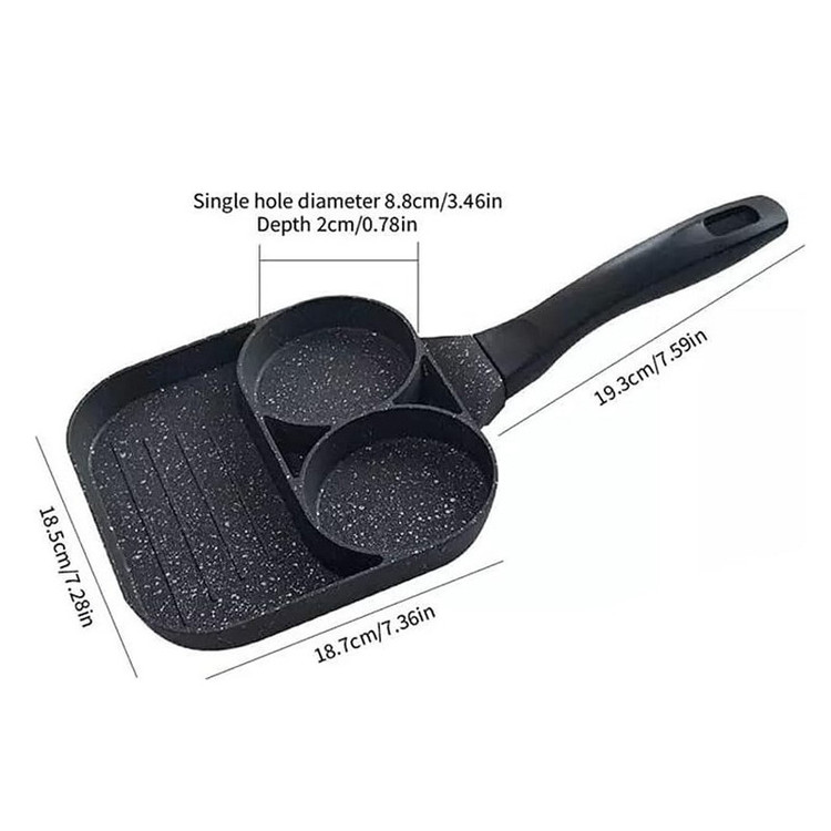 تابه گرانیتی آیریک مدل پنکیک frying pan سایز 18