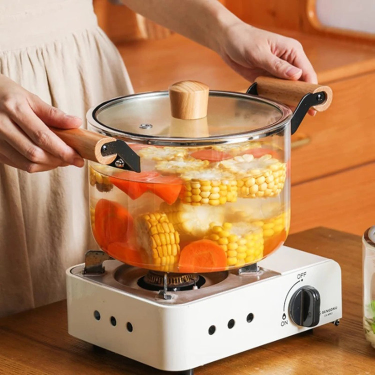 قابلمه پیرکس مدل شیشه ای 4.5L سایز 20