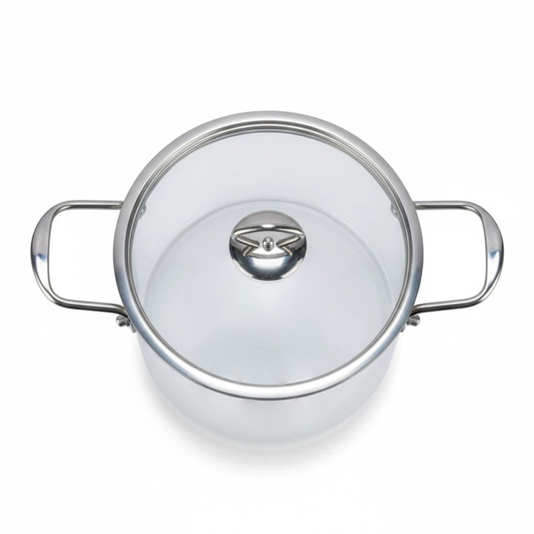 قابلمه پیرکس مدل شعله مستقیم کد 4.5L سایز 20