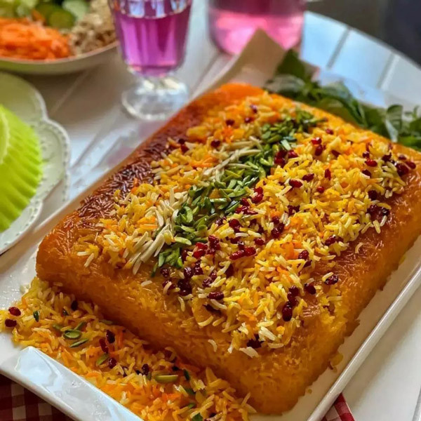 ظرف فر به گز مدل مستطیل گرانیتی