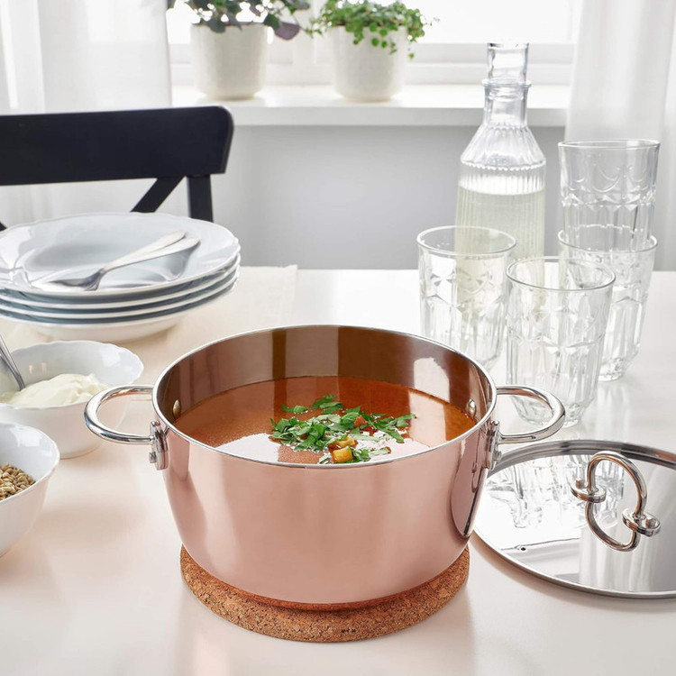 قابلمه استیل مدل Finmat Copper/Stainless Steel سایز 21