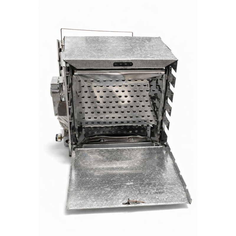 کباب پز گازی هیزم مدل 10 سیخ موتور دار