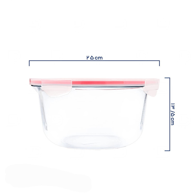 ظرف نگهدارنده لیمون مدل شیشه ای مایکروویو کد HS2075