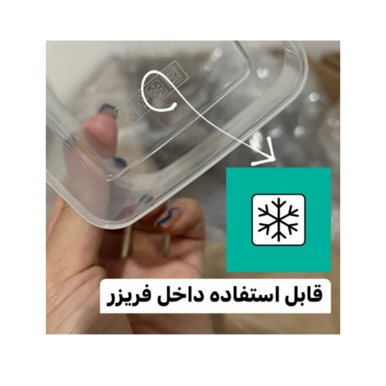 ظرف نگهدارنده مدل فریزری 1000cc بسته 34 عددی