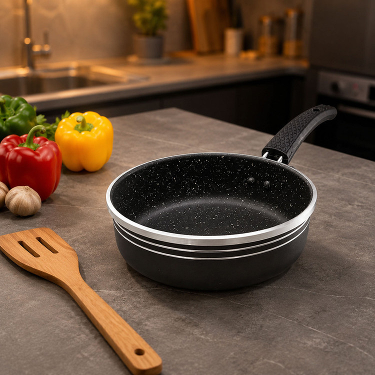 تابه گرانیت ظرف سازان اسدیان مدل لب لول سایز 20