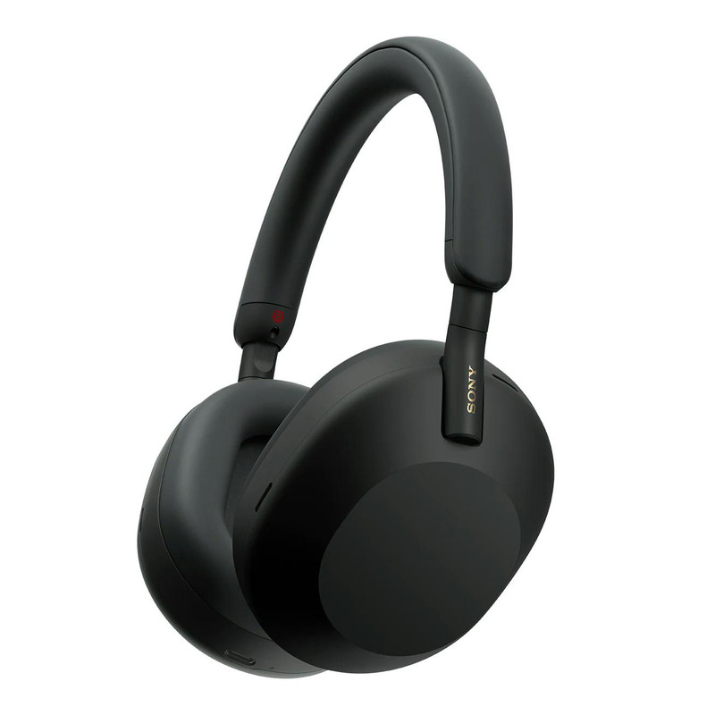 هدفون بیسیم سونی مدل WH-1000XM5 با نویز کنسلینگ فعال (ANC)، درگاه شارژ USB Type-C، دارای 4 میکروفون با فناوری Beamforming، پشتیبانی از دستیار صوتی، قابلیت اتصال همزمان به دو دستگاه