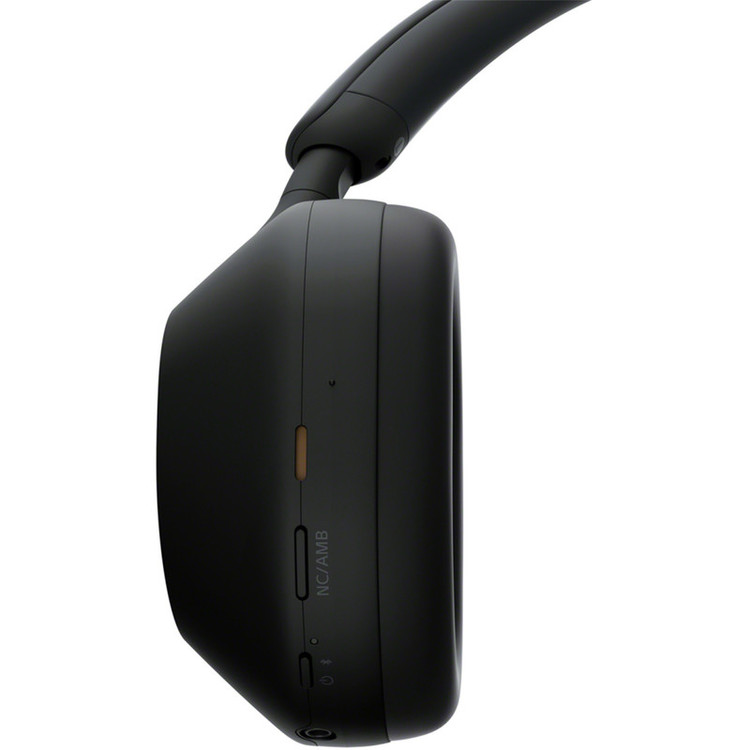 هدفون بیسیم سونی مدل WH-1000XM5 با نویز کنسلینگ فعال (ANC)، درگاه شارژ USB Type-C، دارای 4 میکروفون با فناوری Beamforming، پشتیبانی از دستیار صوتی، قابلیت اتصال همزمان به دو دستگاه