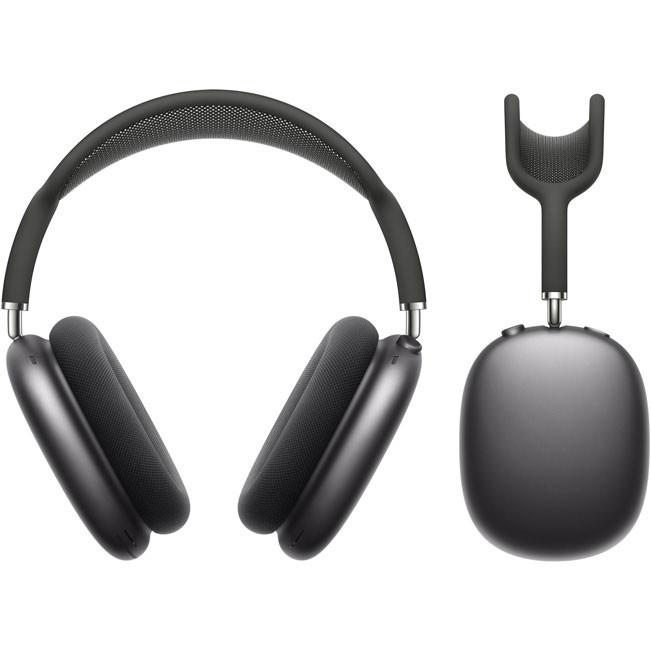هدست بلوتوثی اپل مدل AirPods Max 2024 با نویز کنسلینگ فعال (ANC)، نویز کنسلینگ میکروفون (ENC)، قابلیت پخش صدای محیطی (Transparency)، درگاه شارژ USB Type-C، مقاوم در برابر رطوبت و عرق