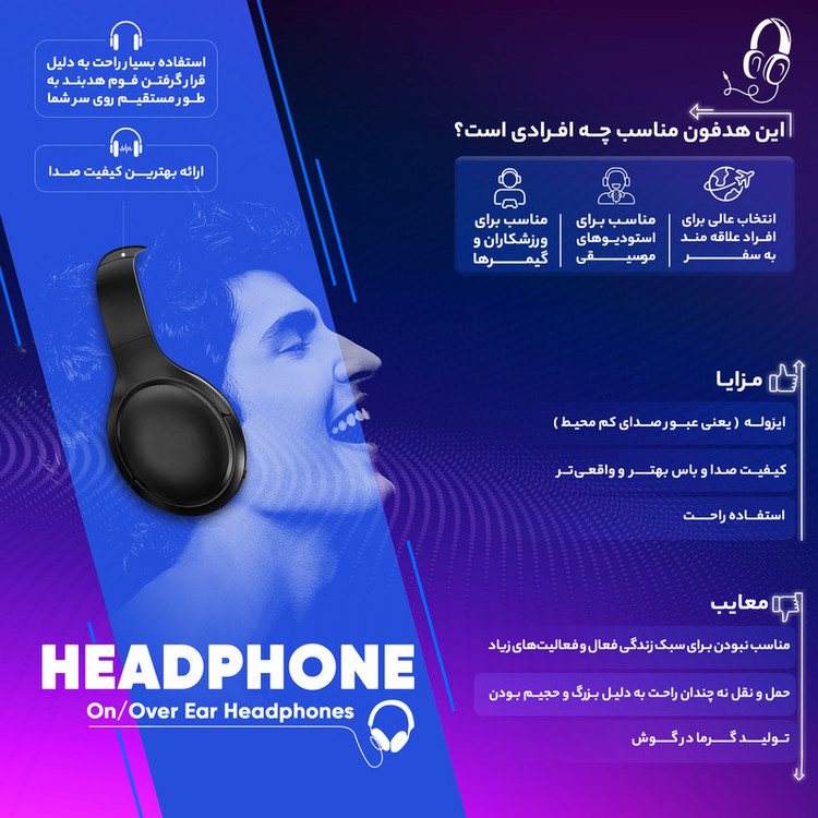 هدست بلوتوثی اپل مدل AirPods Max 2024 با نویز کنسلینگ فعال (ANC)، نویز کنسلینگ میکروفون (ENC)، قابلیت پخش صدای محیطی (Transparency)، درگاه شارژ USB Type-C، مقاوم در برابر رطوبت و عرق
