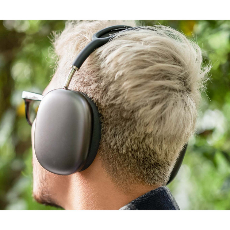 هدست بلوتوثی اپل مدل AirPods Max 2024 با نویز کنسلینگ فعال (ANC)، نویز کنسلینگ میکروفون (ENC)، قابلیت پخش صدای محیطی (Transparency)، درگاه شارژ USB Type-C، مقاوم در برابر رطوبت و عرق